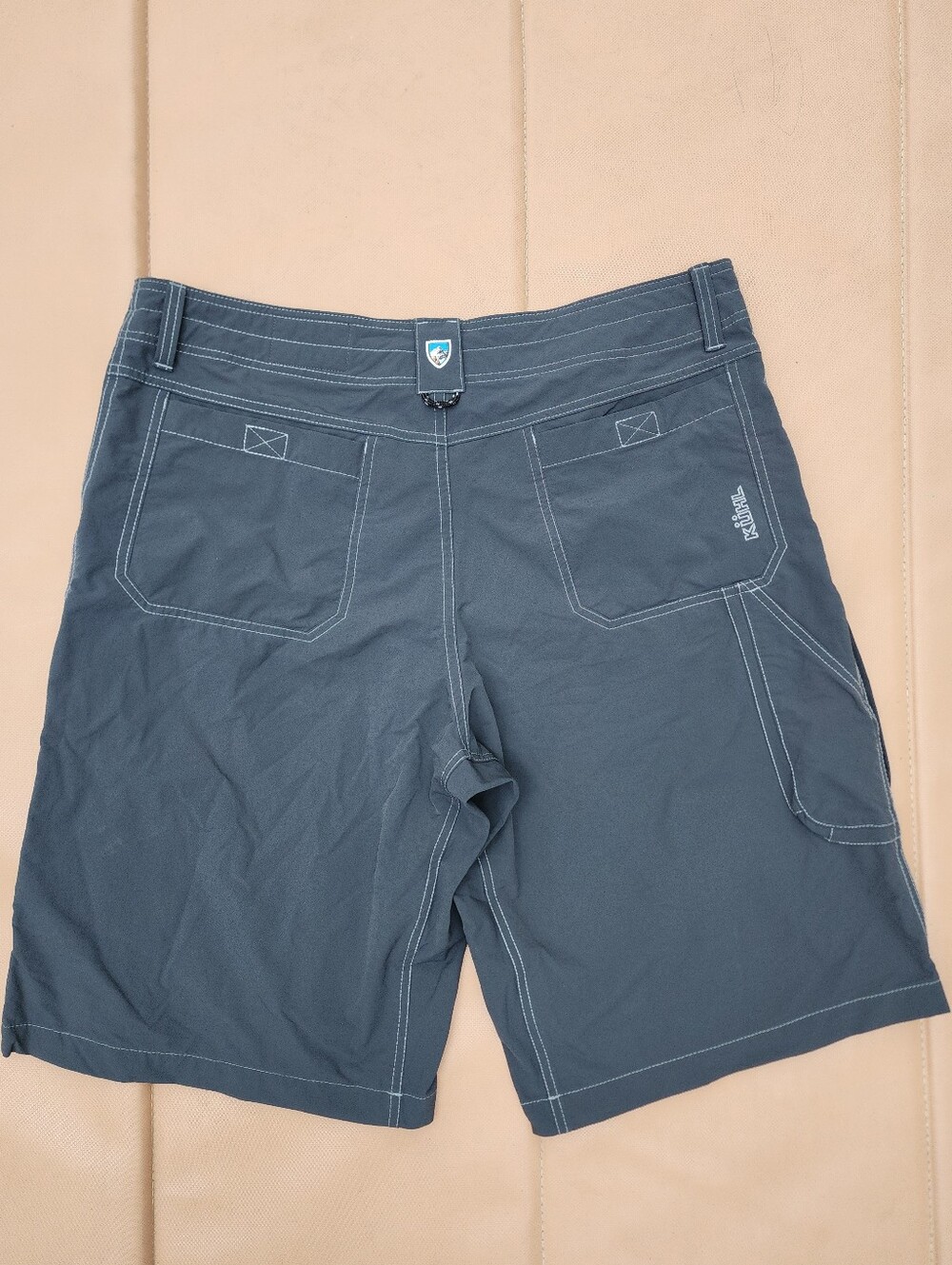 Kuhl Renegade men's cargo shorts in charcoal gray